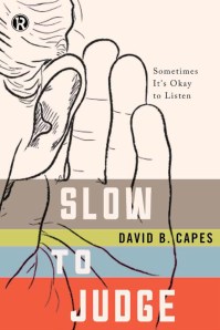 An early version of the cover art for SLOW  TO JUDGE