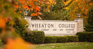 Wheaton college sign